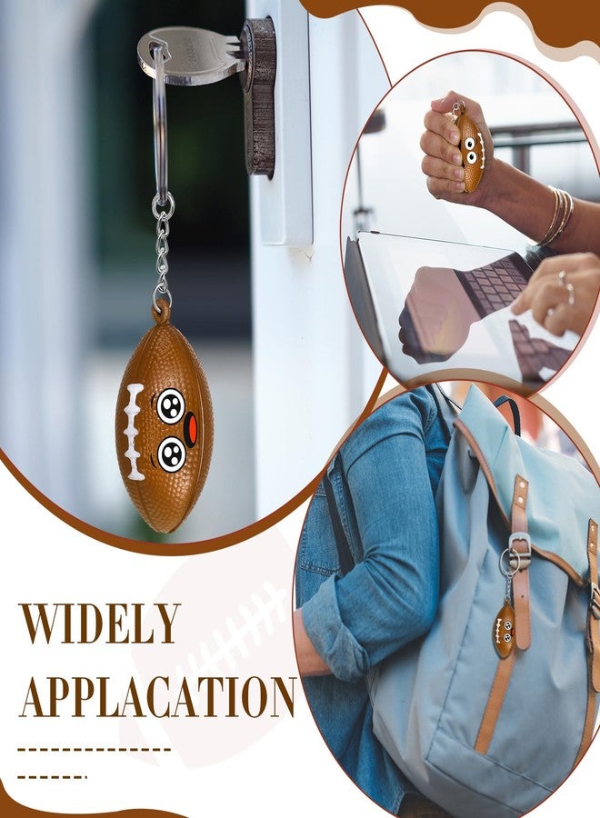 Arrowbash مجموعة أروباش المكونة من 30 قطعة من هدايا حفلات كرة القدم، لوازم حفلات رياضية للأولاد والبنات، كرات صغيرة مضحكة على شكل وجوه، سلاسل مفاتيح لتخفيف التوتر، كرات لطيفة لتخفيف التوتر لمحبي كرة القدم، جوائز للفرق، تخفيف القلق، هدايا رياضية - Image 2